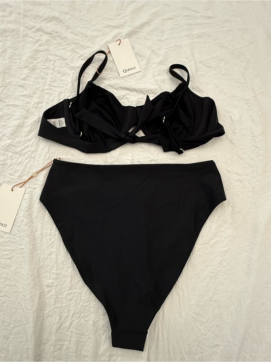 Quince Other - Quince Black Underwire Bikini Set